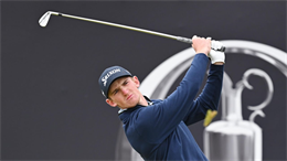 Scotland's Calum Scott wins the Silver Medal at the Open Championship 